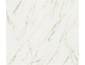 AS 393363 Tapeten A.S Creation Farbe Weiß Champagner Metallic  Elements II Profiltapete