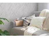 AS 393363 Tapeten A.S Creation Farbe Weiß Champagner Metallic  Elements II Profiltapete