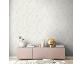 AS 393363 Tapeten A.S Creation Farbe Weiß Champagner Metallic  Elements II Profiltapete