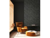 AS 379911 Tapeten A.S Creation Farbe Schwarz Gold   Elements II Vinyltapete