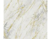 AS 388173 Tapeten A.S Creation Farbe Weiß Grau Gold Metallic Elements II Vinyltapete