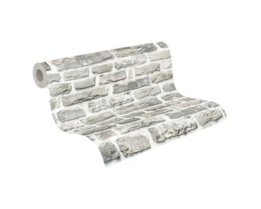 AS 361402 Tapeten A.S Creation Farbe Beige Grau Bunt  Elements II Vinyltapete