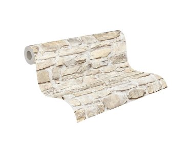AS 363703 Tapeten A.S Creation Farbe Beige Gelb   Elements II Vinyltapete
