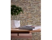 AS 388151 Tapeten A.S Creation Farbe Beige Gelb Braun  Elements II Satintapete