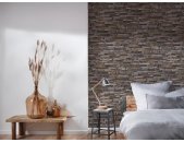 AS 914217 Tapeten A.S Creation Farbe Braun Beige Blau Gelb Elements II Vinyltapete