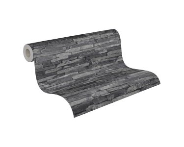 AS 914224 Tapeten A.S Creation Farbe Grau Schwarz   Elements II Vinyltapete
