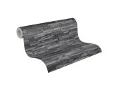 AS 914224 Tapeten A.S Creation Farbe Grau Schwarz   Elements II Vinyltapete