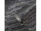 AS 914224 Tapeten A.S Creation Farbe Grau Schwarz   Elements II Vinyltapete