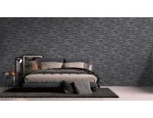 AS 914224 Tapeten A.S Creation Farbe Grau Schwarz   Elements II Vinyltapete