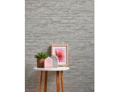 AS 707116 Tapeten A.S Creation Farbe Grau Weiß   Elements II Vinyltapete