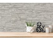 AS 707116 Tapeten A.S Creation Farbe Grau Weiß   Elements II Vinyltapete