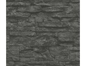 AS 707123 Tapeten A.S Creation Farbe Schwarz Grau   Elements II Vinyltapete