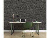 AS 707123 Tapeten A.S Creation Farbe Schwarz Grau   Elements II Vinyltapete
