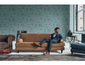 AS 374153 Tapeten A.S Creation Farbe Blau Braun orange  Elements II Vinyltapete