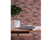 AS 388121 Tapeten A.S Creation Farbe Rot Grau   Elements II Satintapete