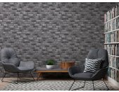AS 388124 Tapeten A.S Creation Farbe Grau Anthrazit   Elements II Satintapete