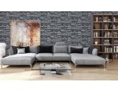 AS 362812 Tapeten A.S Creation Farbe Grau Schwarz   Elements II Vinyltapete