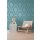 AS 397654 Tapeten A.S Creation Farbe Blau Türkis    Pure Elegance Profiltapete