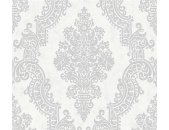 AS 397655 Tapeten A.S Creation Farbe Weiß Grau    Pure Elegance Profiltapete