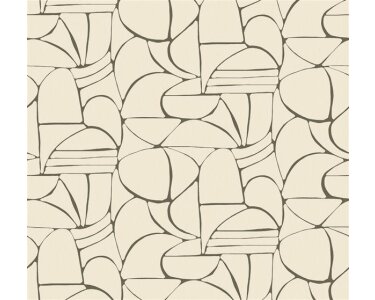 340280 Tapeten Eijffinger Farbe weiß, creme, schwarz, weiß SOLANGE Wandbild