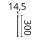 NMC  CANELÉ L ARSTYL® Wandpaneele 1 Stck 300 x 14,5 x 2000 mm