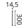 NMC  CANELÉ L ARSTYL® Wandpaneele 1 Stck 300 x 14,5 x 2000 mm