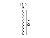 NMC  DORIQUE ARSTYL® Wandpaneele 1 Stck 300 x 14,5 x 2000 mm