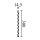 NMC  DORIQUE ARSTYL® Wandpaneele 1 Stck 300 x 14,5 x 2000 mm