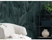 P254-VD3 Tapeten Komar Pure 2 Bain de Feuilles Farbe Blau,Grün Vlies Fototapete