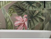 P256-VD2 Tapeten Komar Pure 2 Large Bloomed Farbe Beige,Grün Vlies Fototapete