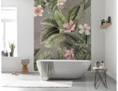 P256-VD2 Tapeten Komar Pure 2 Large Bloomed Farbe Beige,Grün Vlies Fototapete