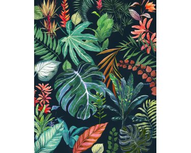 P263-VD2 Tapeten Komar Pure 2 Colourful Leaves Farbe Bunt Vlies Fototapete