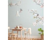 P264-VD3 Tapeten Komar Pure 2 Apple Blossom Farbe Blau Vlies Fototapete