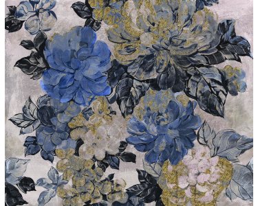 P265-VD3 Tapeten Komar Pure 2 Vintage blue Garden Farbe Blau Vlies Fototapete