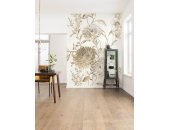 P267-VD2 Tapeten Komar Pure 2 Vintage Chrysanthemum Farbe Beige,Gold Vlies Fototapete