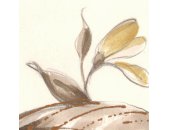 P267-VD2 Tapeten Komar Pure 2 Vintage Chrysanthemum Farbe Beige,Gold Vlies Fototapete
