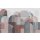 P268-VD4 Tapeten Komar Pure 2 Archway Farbe Grau,Rosa Vlies Fototapete