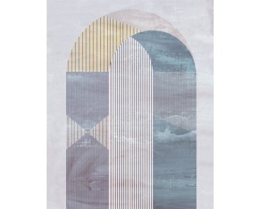 P269-VD2 Tapeten Komar Pure 2 Arched Gate Farbe Lila Vlies Fototapete