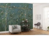 P272-VD4 Tapeten Komar Pure 2 Birdsong Breeze Farbe Blau,Grün Vlies Fototapete