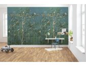 P272-VD4 Tapeten Komar Pure 2 Birdsong Breeze Farbe Blau,Grün Vlies Fototapete