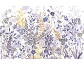 P276-VD4 Tapeten Komar Pure 2 Bloomique Farbe Lila Vlies Fototapete