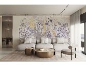 P276-VD4 Tapeten Komar Pure 2 Bloomique Farbe Lila Vlies Fototapete