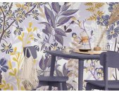 P276-VD4 Tapeten Komar Pure 2 Bloomique Farbe Lila Vlies Fototapete