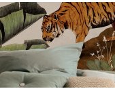 P279-VD4 Tapeten Komar Pure 2 Tiger Jungle Farbe Grün Vlies Fototapete
