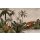 P279-VD4 Tapeten Komar Pure 2 Tiger Jungle Farbe Grün Vlies Fototapete
