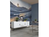 PSH104-VD4 Tapeten Komar Pure 2 Elephant Skin Farbe Grau Vlies Fototapete