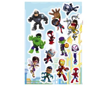 14120h Tapeten Komar Into Wonderland Spidey and Friends  Farbe bunt Vlies Fototapete