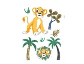 14501h Tapeten Komar Into Wonderland Lion King Faraway Oasis  Farbe bunt Vlies Fototapete