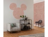 DD1-069 Tapeten Komar Into Wonderland Mickey Head Knotted Farbe Rosa Vlies Fototapete