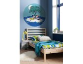 DD1-078 Tapeten Komar Into Wonderland Mickey and Minnie Remote Island  Farbe bunt Vlies Fototapete